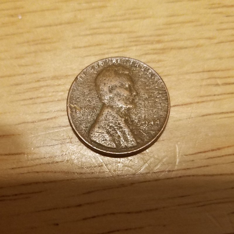 1944-Wheat-Copper-Weight-2.6g-Help....damage..